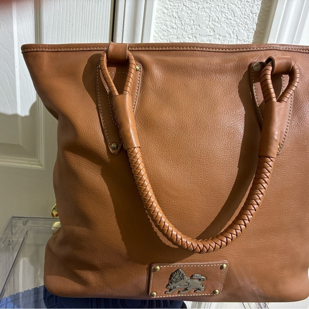 Brown Leather Tote Bag - Picture 6 of 9